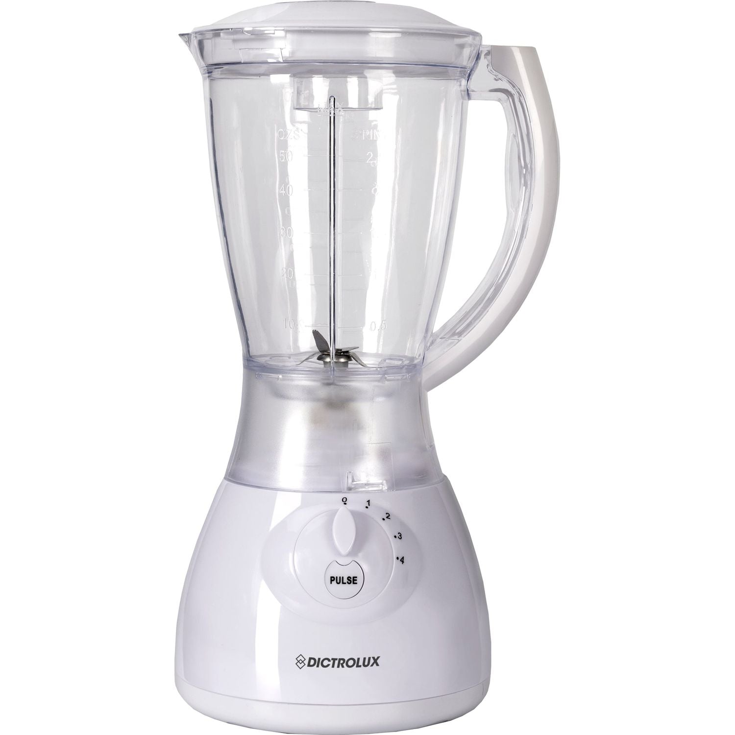 DICTROLUX - Frullatore Elettrico bianco 4 velocità 300 Watt